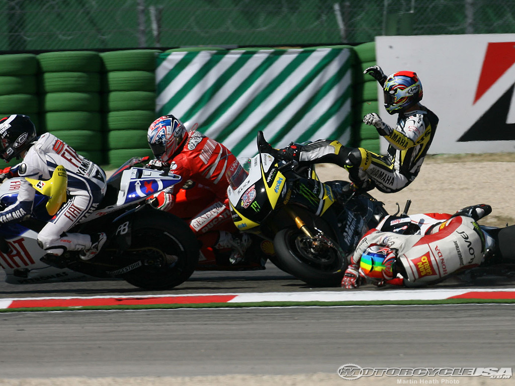 Motorsports - Performance Motorcycles: Moto GP Crash