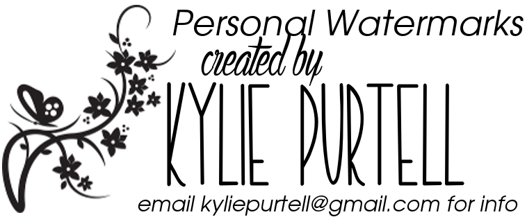 To order your custom watermark, contact Kylie at kyliepurtell@gmail.com