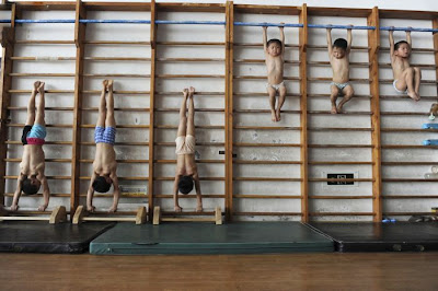 Chinese gymnast kids