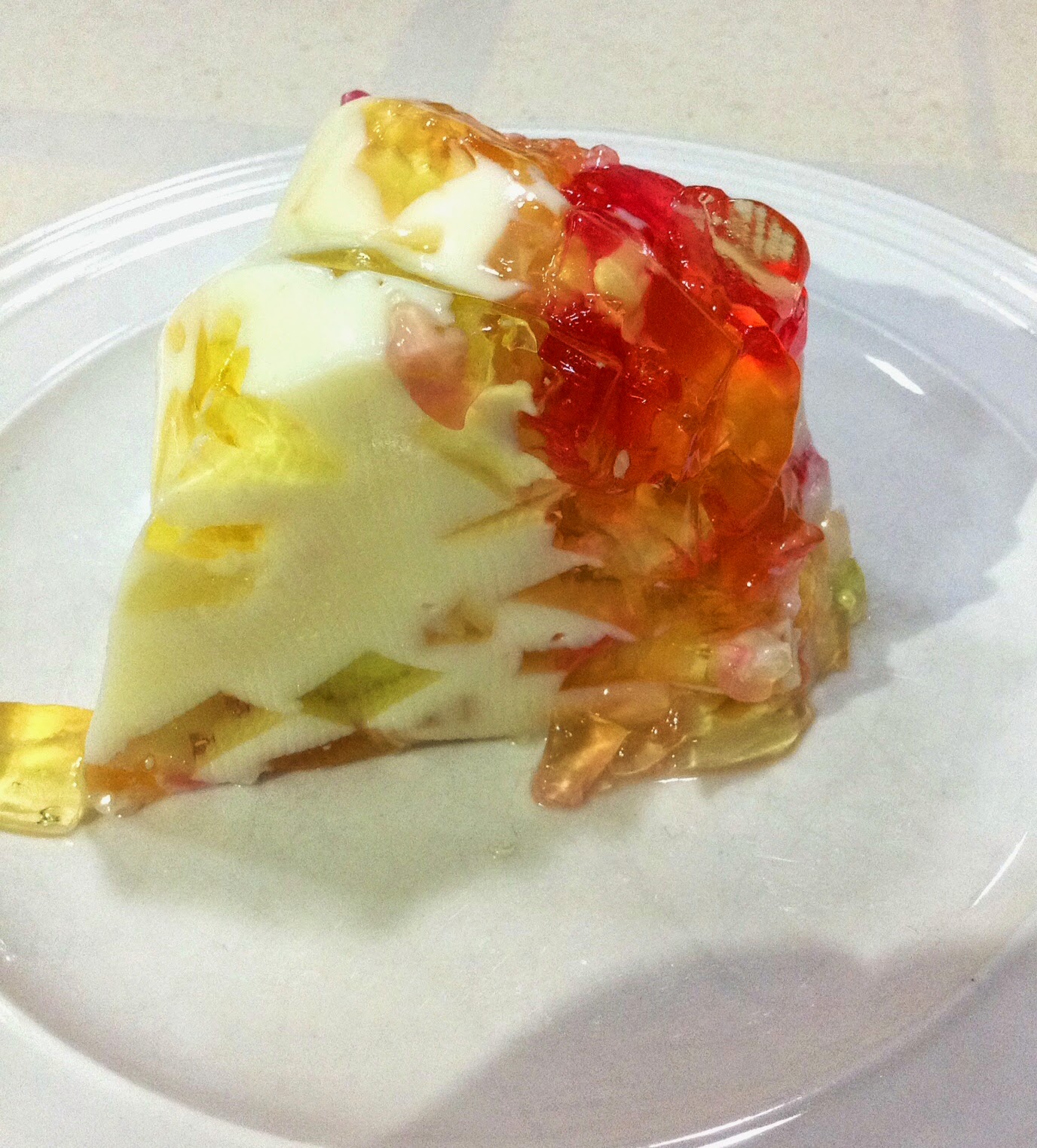 Sugar Avenue Gelatina de colores con leche condensada