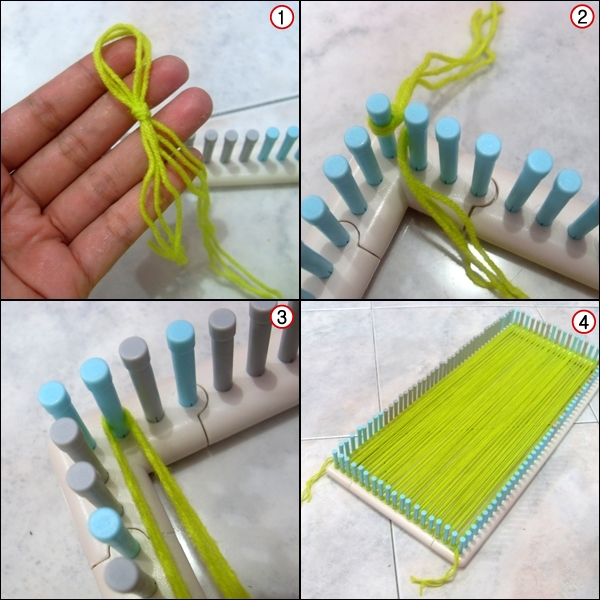 Crochet.is.Fun Tutorial Weaving with yarns (bahasa malaysia)