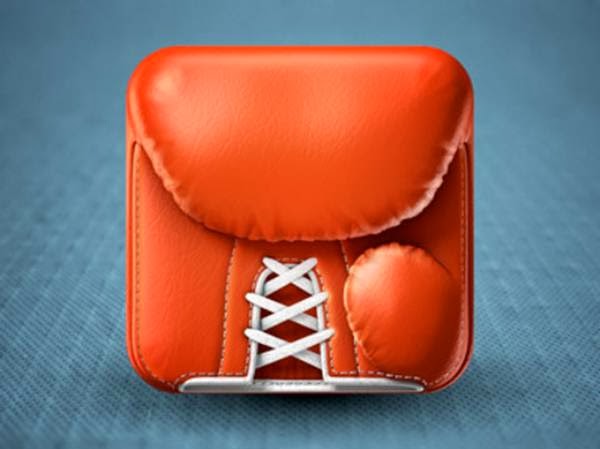 Boxing Glove iPhone Icon Boxing Glove iPhone Icon