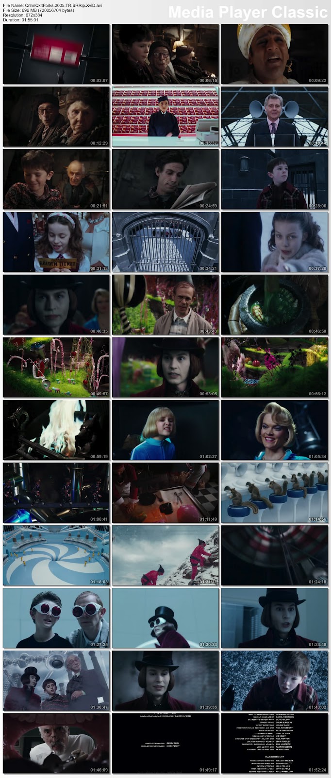 Çarli’nin Çikolata Fabrikası 2005 DvdRip TR DUBLAJ