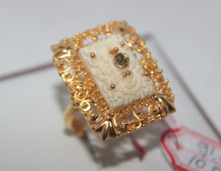 Cincin Gading Gajah Perhiasan Gading Asli Cincin Gading Gajah Perhiasan Gading Asli