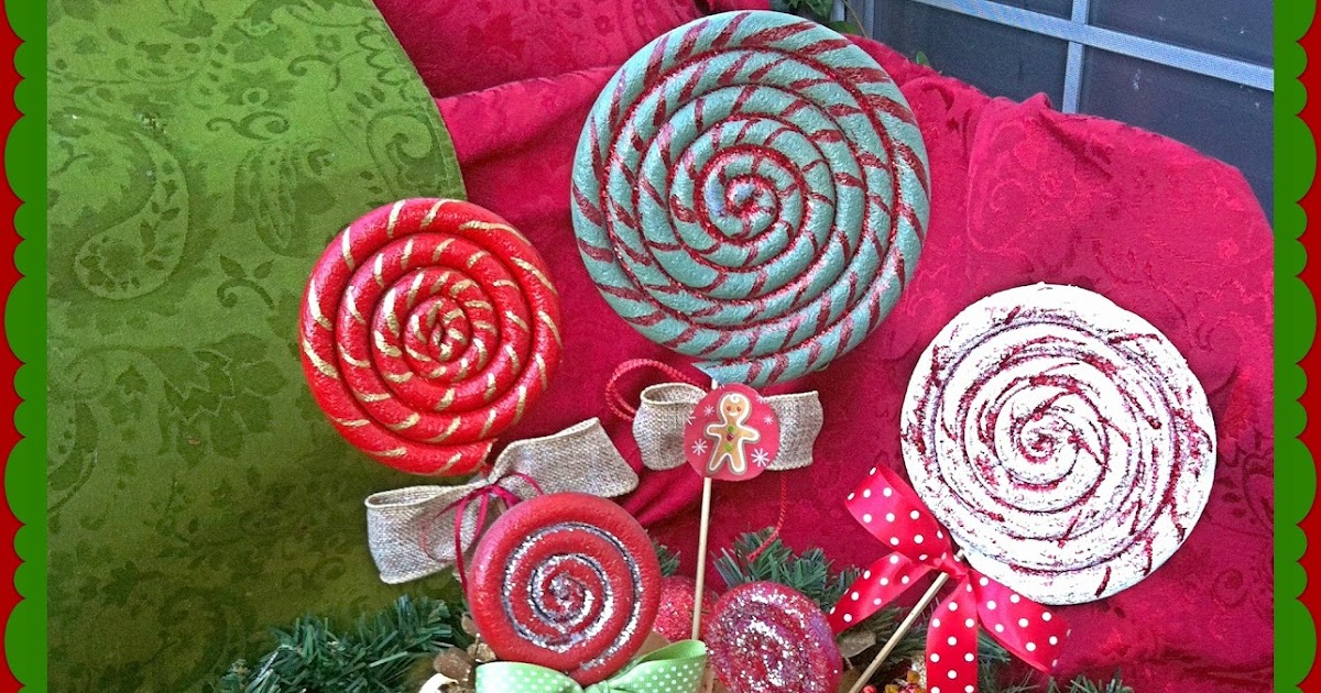 Christmas Lollipop Ornament Tutorial Life on Lakeshore Drive