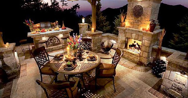 DECORACION PATIO TOSCANO - Patios y Jardines