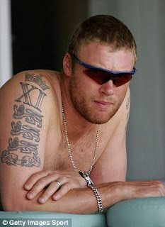 Andrew Flintoff Tattoo - Celebrity Tattoo Ideas