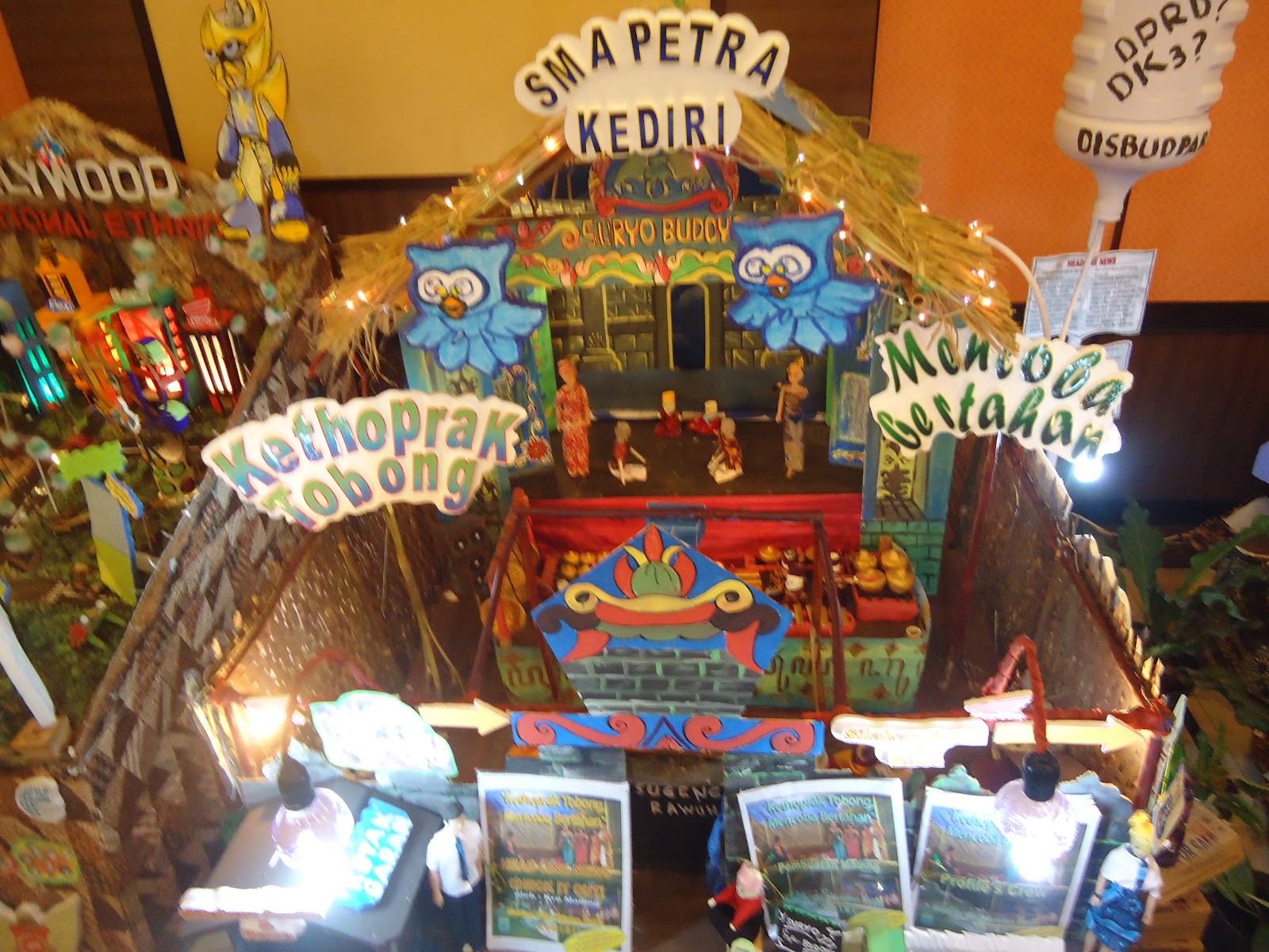 RIU is ME Hasil Karya Mading 3 Dimensi SeKarisidenan Kediri