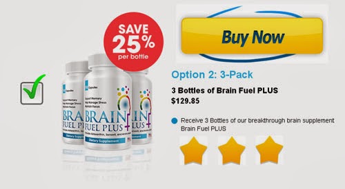  3 Bottle Pack of Brain Fuel Plus