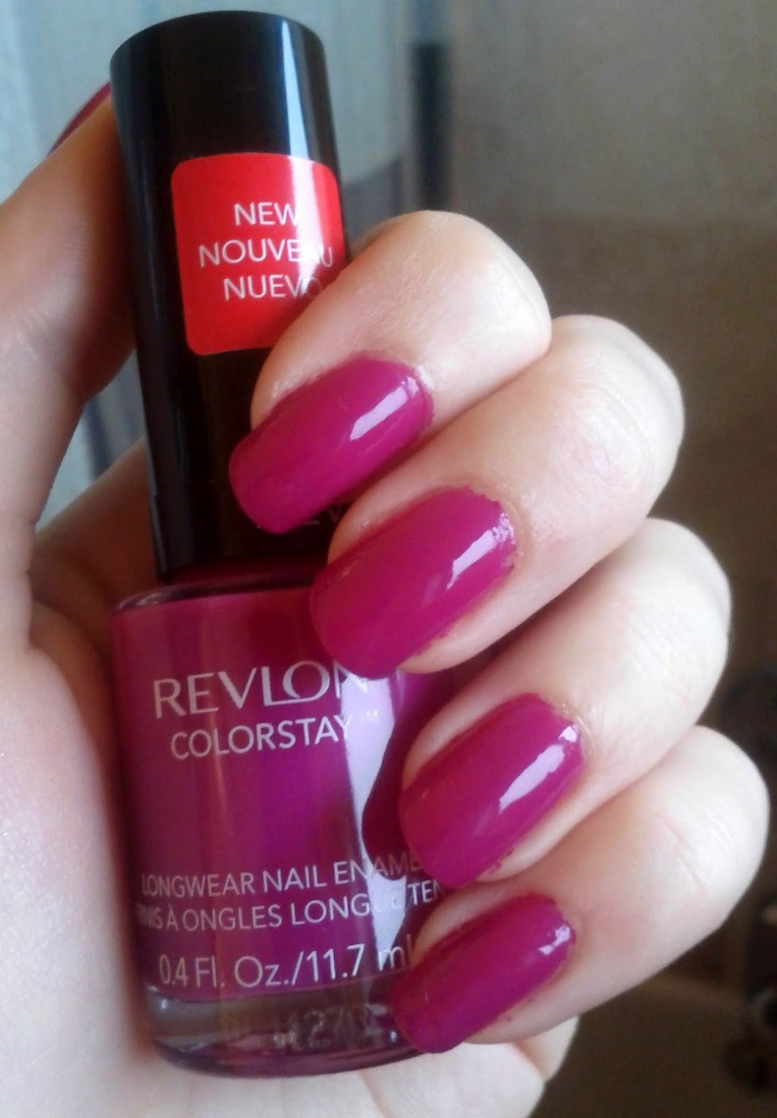 Revlon ColorStay Long Wear Nail Enamel in Rich Raspberry