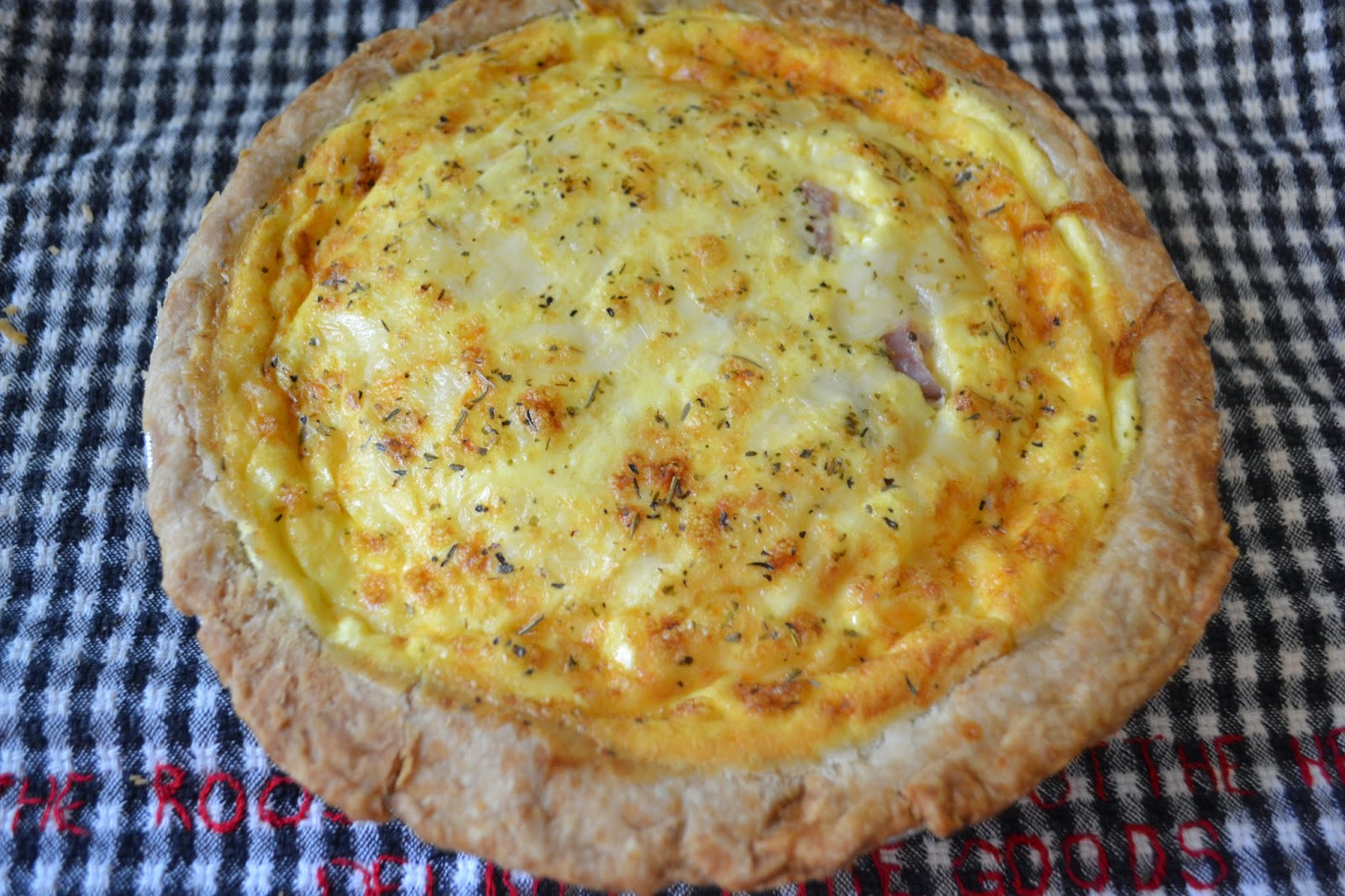 TIP GARDEN Freezer Meals HamnCheese Quiche