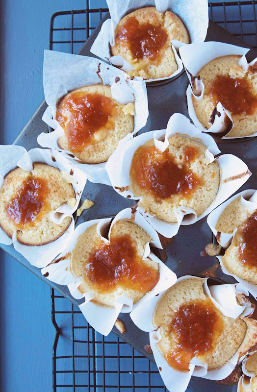 Milk and Honey Gluten Free Apricot Jam Muffins