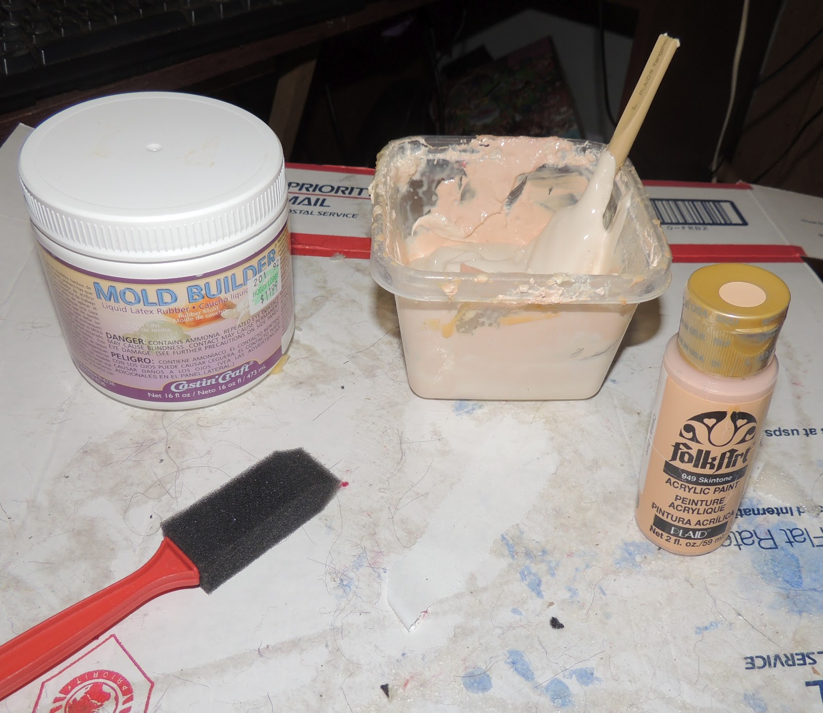 PuppetSmith Arts Daly Puppet Method part 2 Applying the Latex