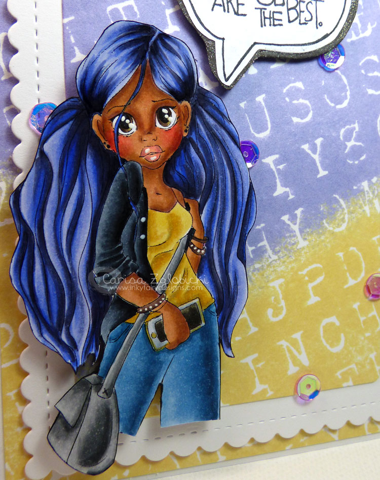 Inky Fairy Designs Saturated Canary July Release Hop