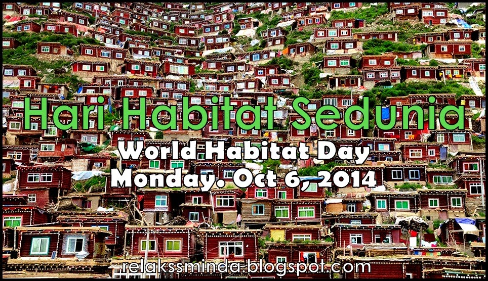 Sambutan Hari Habitat Sedunia World Habitat Day Relaks Minda