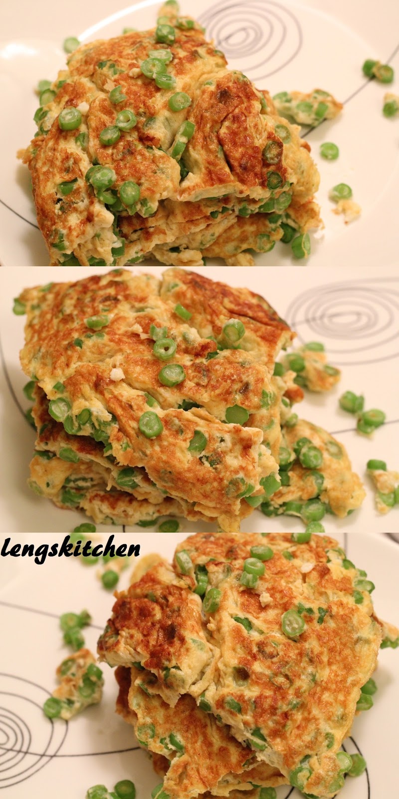 Kitchen Chaos Green Beans Omelet 四季豆炒蛋