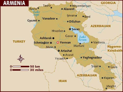 Armenia Mapa del Estado