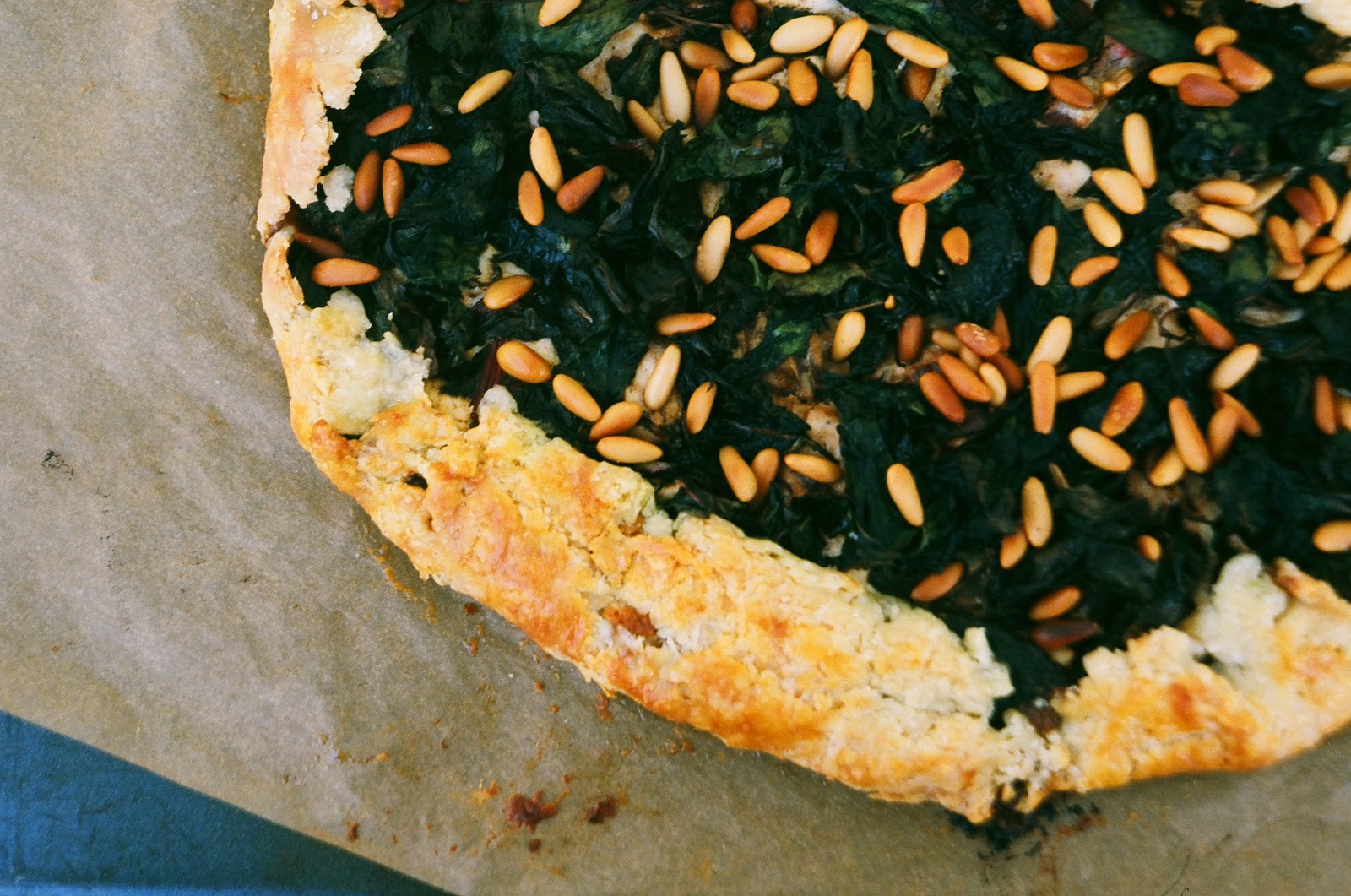 Nothing in the House Swiss Chard & Goat Cheese Galette