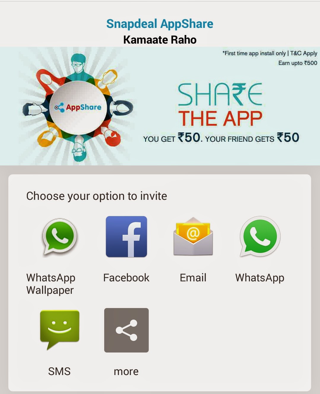 [HOT OFFER] Download Snapdeal App And Earn 50 rs Instantly !!