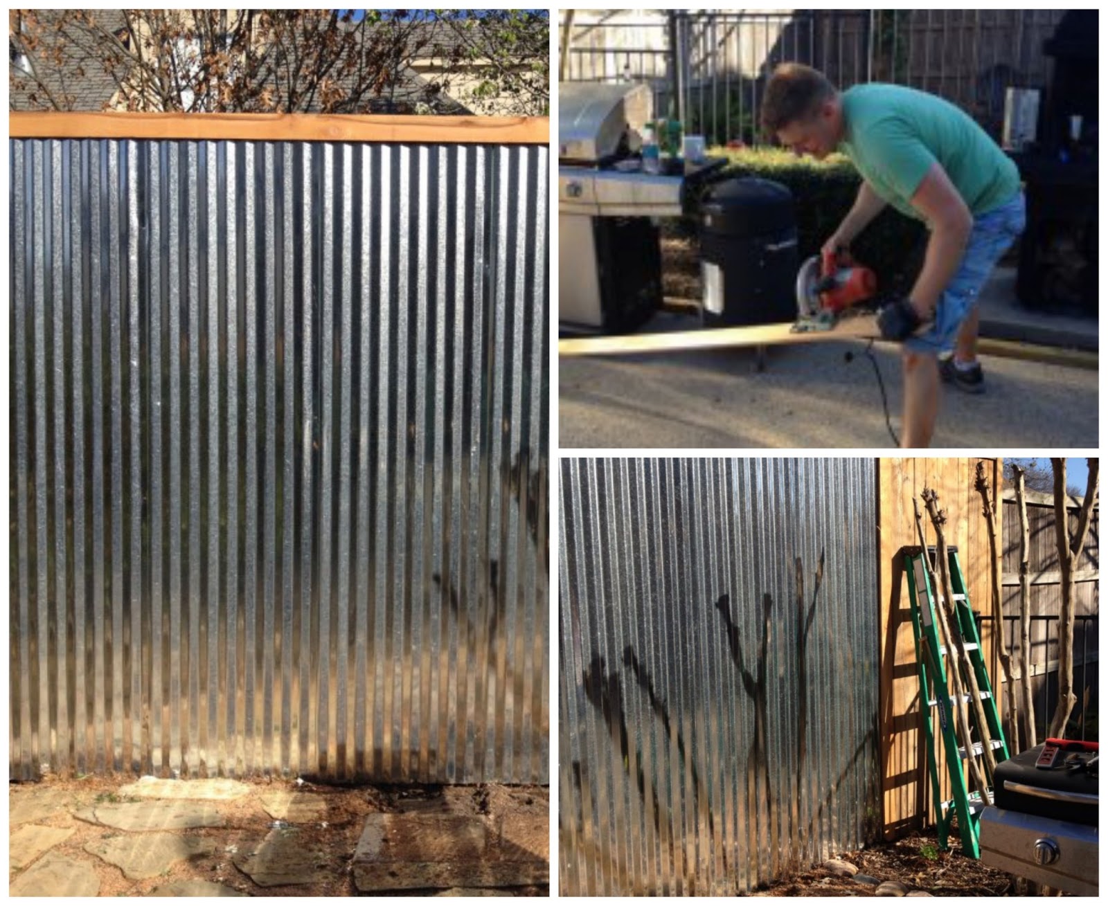 Crafty Texas Girls Build It Tin Accent Wall
