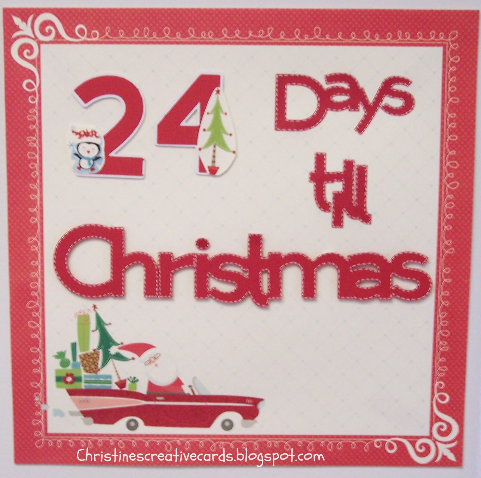 Christine&#039;s Creative Cards: Countdown To Christmas