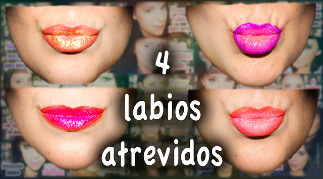 4 Labios atrevidos estilo Ombre lips makeup Silvia Quiros 