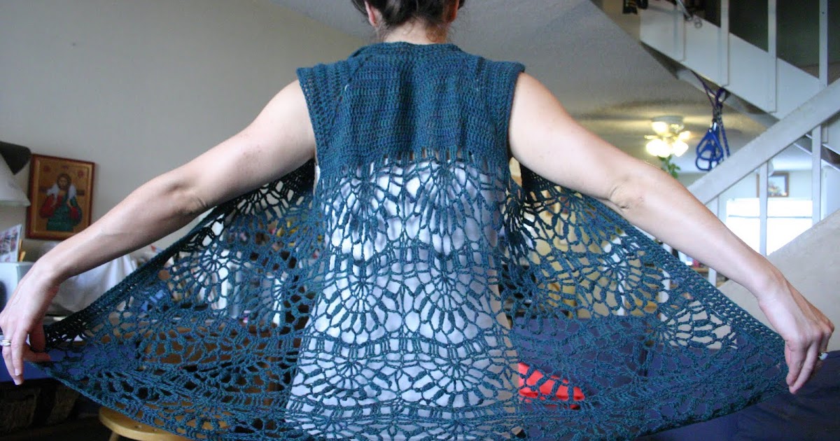 Crochet Finished Object: Birch Vest by Kristin Omdahl