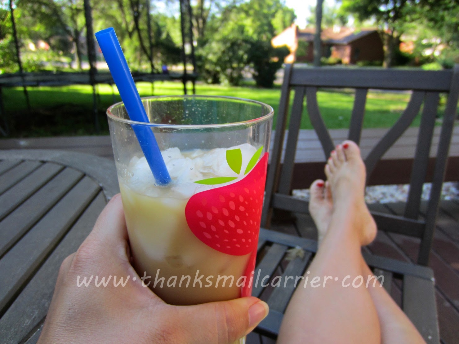 Thanks, Mail Carrier The Original Donut Shop Sweet & Creamy Nutty Hazelnut Brew Over Ice K