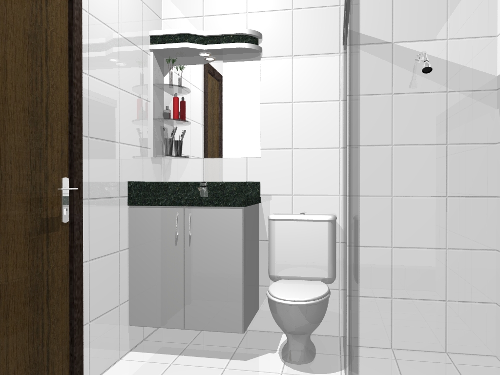 #A7242A S MARCENARIA: Projetos de Banheiros 1024x768 px Projeto De Cozinha Com Banheiro #2827 imagens