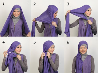 Tutorial Cara Memakai Hijab (Jilbab)
