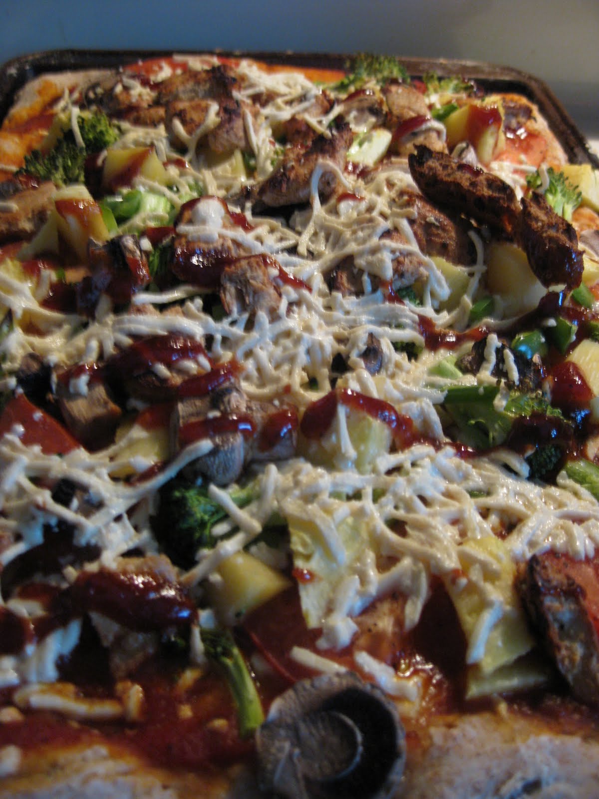 Not a Crazy Vegan Garbage Can Pizza!