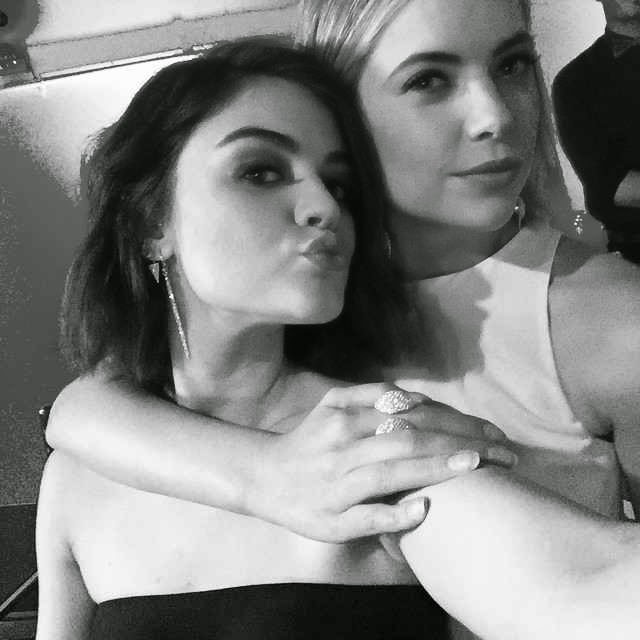 Lucy Hale and Ashley Benson Lucy Hale and Ashley Benson