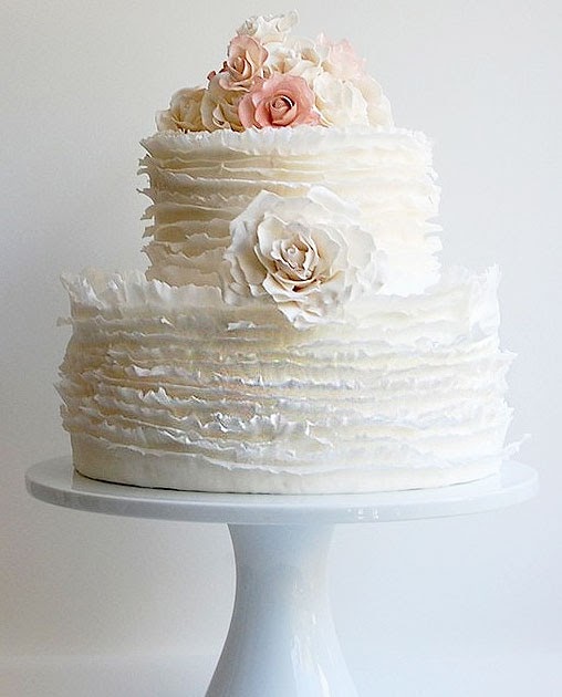 Foodie + Life Photos and Recipes Rose Frill Cake