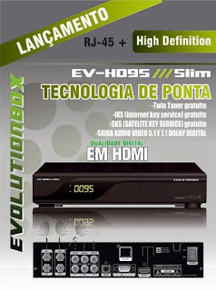 NOVA ATUALIZAÇÃO EVOLUTIONBOX EV 95HD SLIM  V-1.25  27/07/2013 EV+95+HD+SLIM