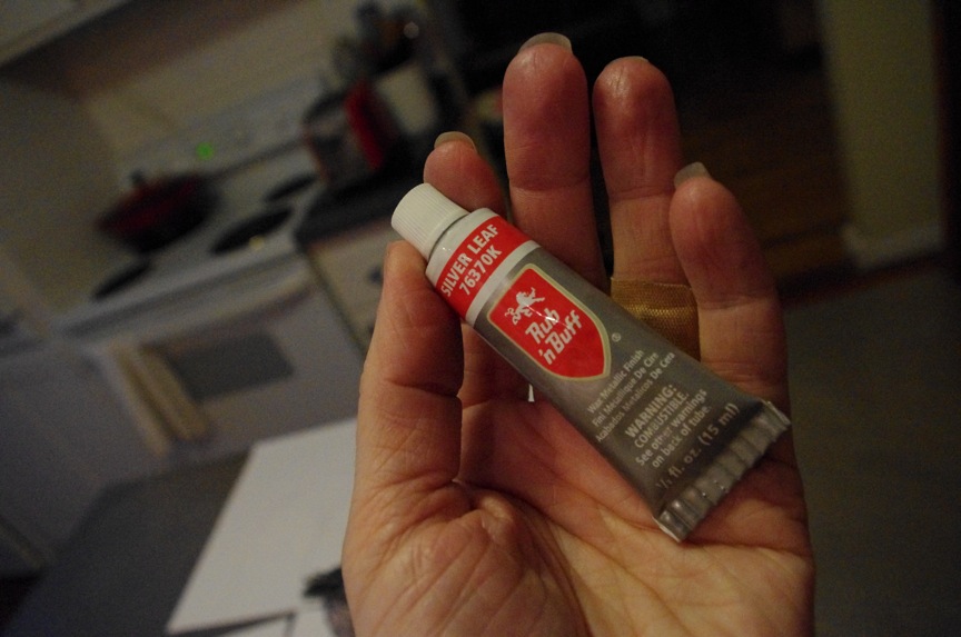 The Project Spot Rub N Buff Resin to Pewter