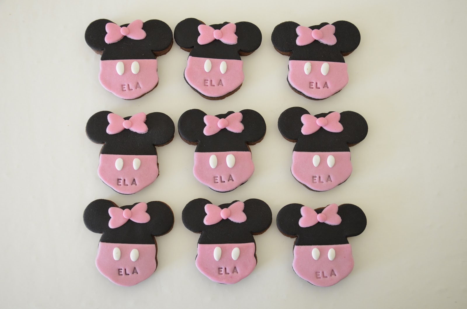 SANAT PASTA Mickey MOUSE &amp; Minnie MOUSE Kurabiyesi