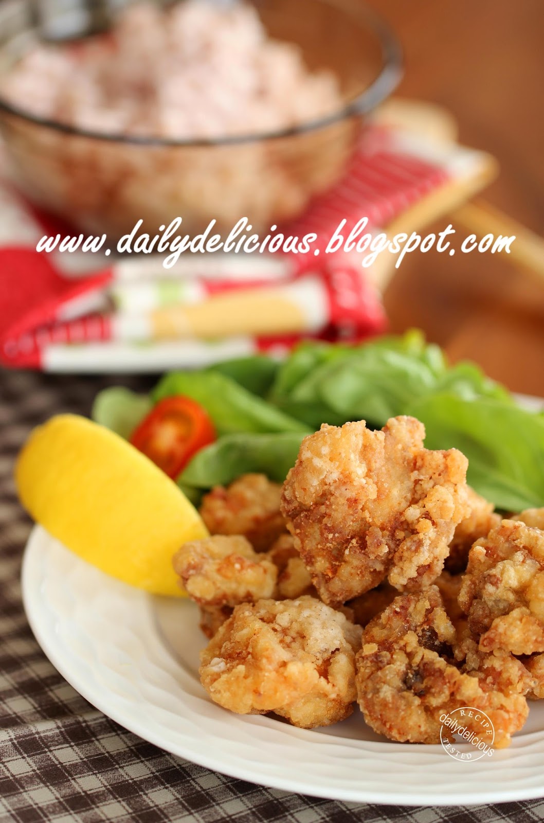 dailydelicious Karaage Fried Chicken Delicious Japanese style fried