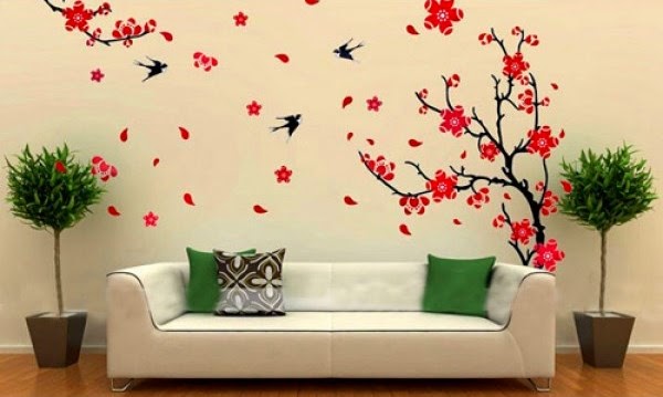 An Easy and Affordable Way to Decorate A Big Blank Wall