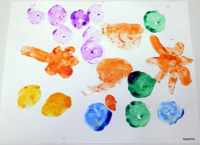 Mini Monets and Mommies: Marshmallow Peep Puffy Paint Kids' Art