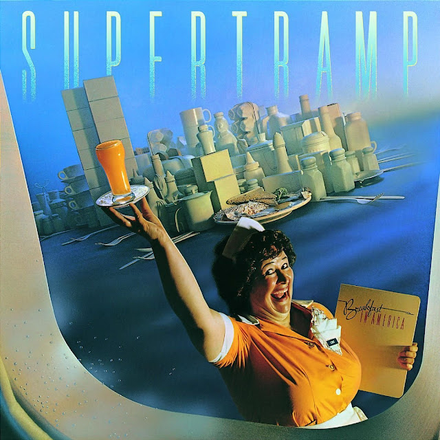 supertramp, breakfast in america, 100 meilleures pochettes d'albums, 100 greatest album covers, roger hodgson, the logical song, goodbye stranger, twin towers, world trade center