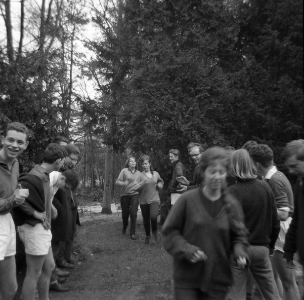 Werkweek in Jeugdherberg De Grasheuvel te Amersfoort in maart 1964