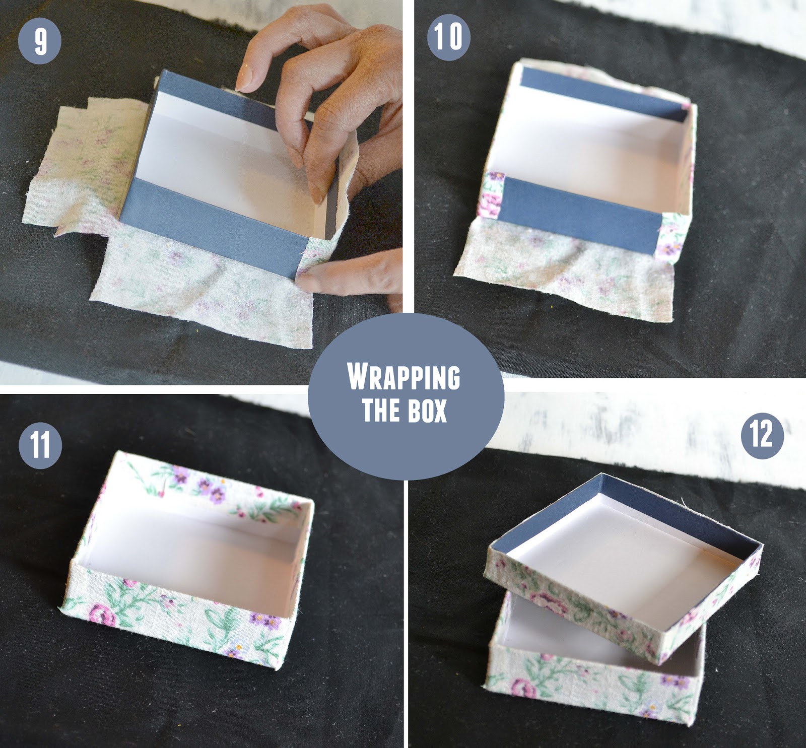 Curiositaellya How to Make Fabric Wrap Gift Box {DIY}