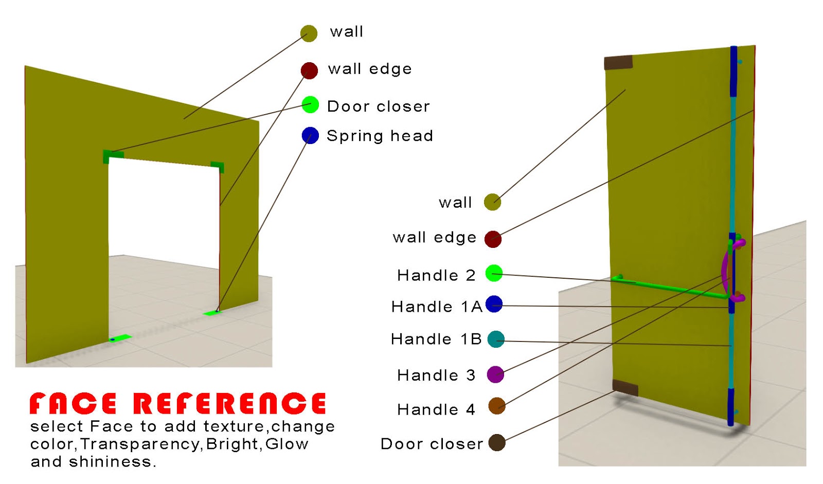 New Item For This Month Glass Swing Door V2.0