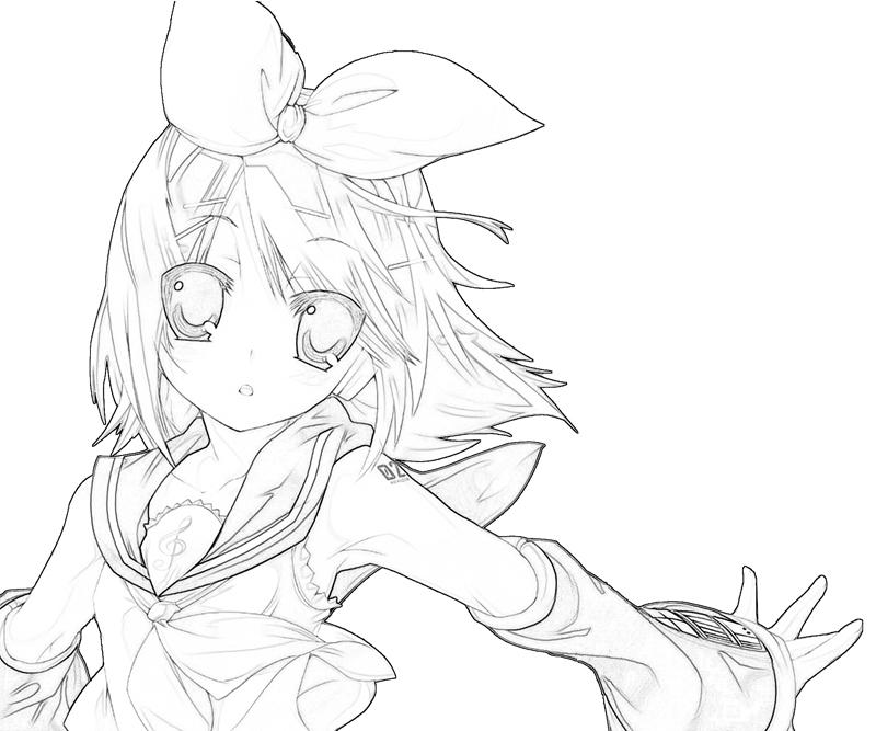 Rin Kagamine Coloring Pages Coloring Pages