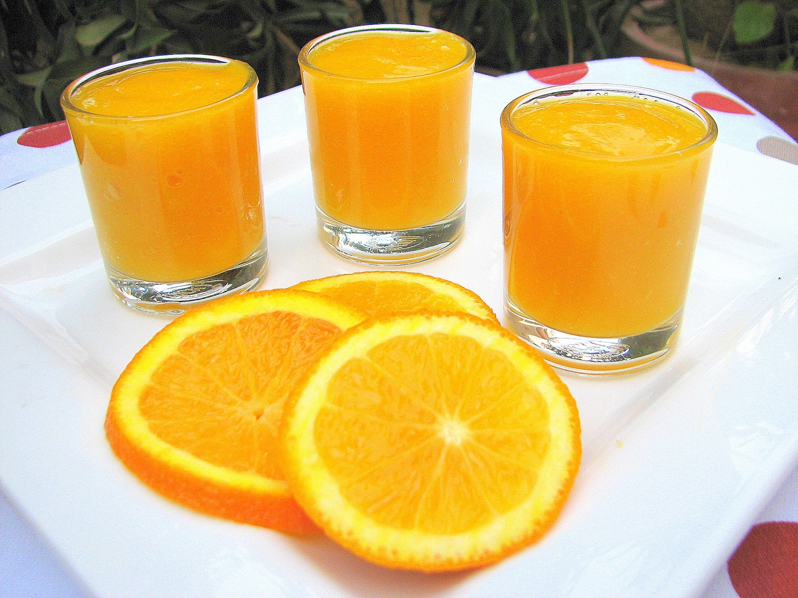 Mango Orange Frappe Shots Kitchen Delicacies