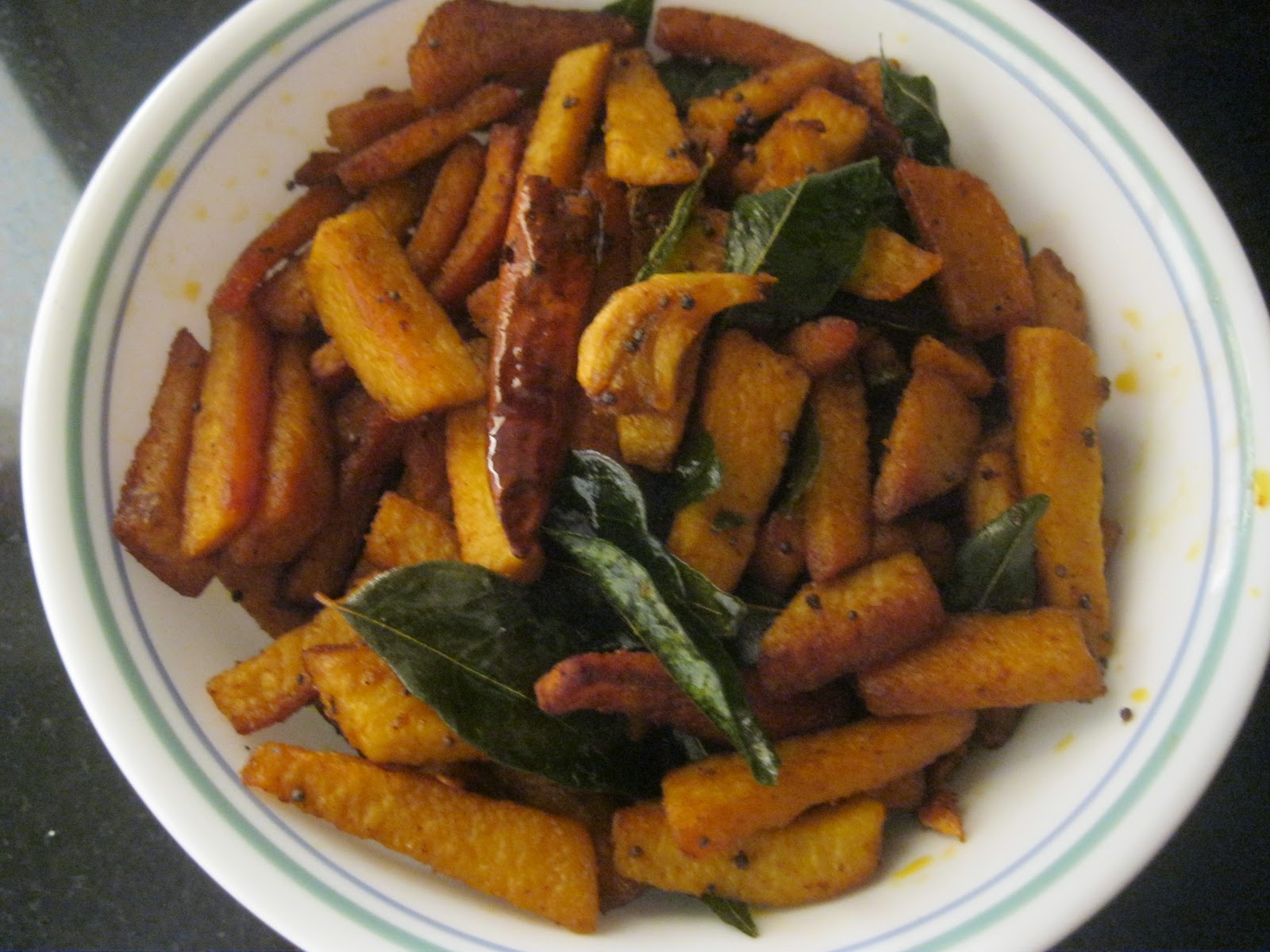 Chena Mezhukkupuratti (Sauted Yam)