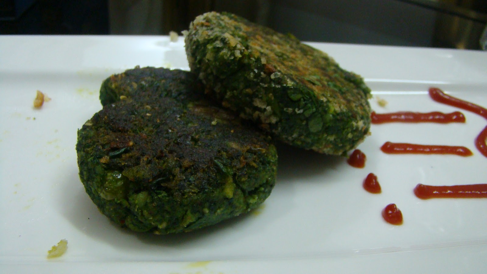 Hariyali KebabsGreen Pea & Spinach Patties Baketitude