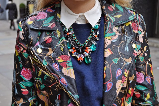 Mai Inspiration Leather Jacket Painting