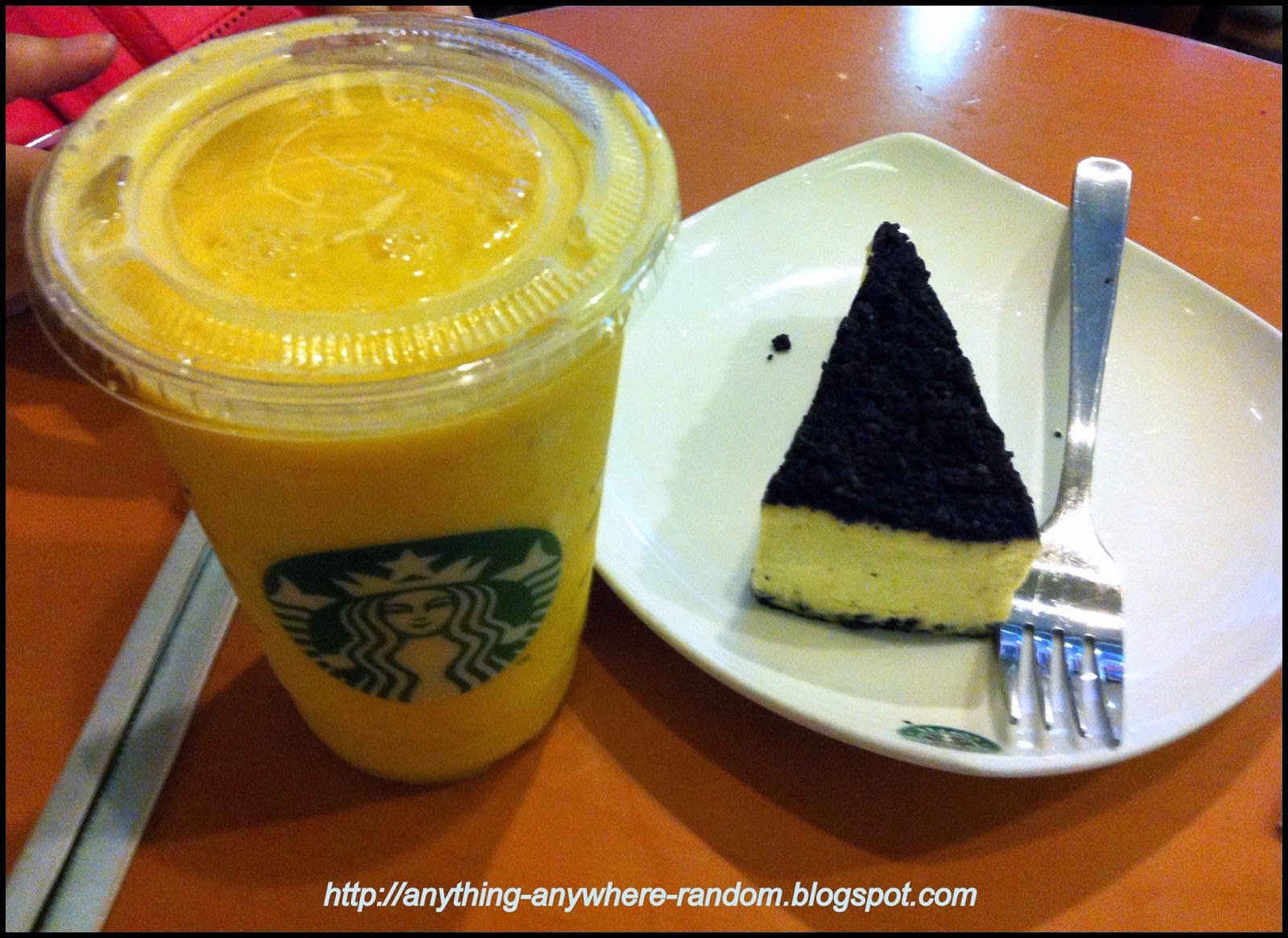 Anything Starbucks Banana Mango Frappuccino!