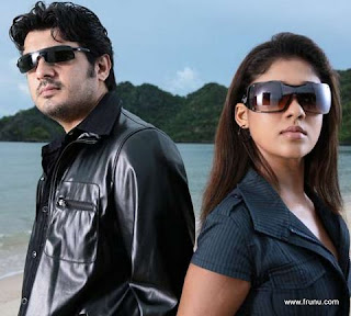 ajith images in billa nayanthara